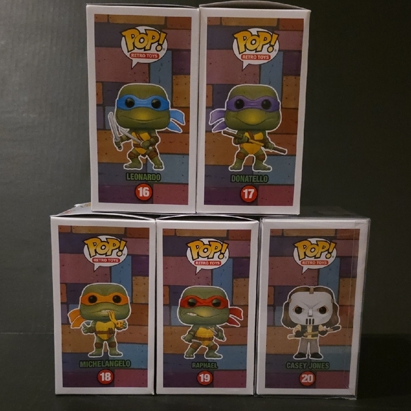 Funko Pop! Teenage Mutant Ninja Turtles Collection Set - Picture 4 of 11